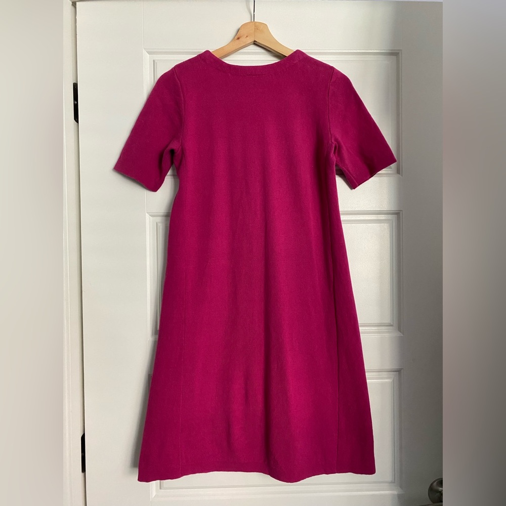 Ann Taylor Pink Knit A-line Dress - EUC!